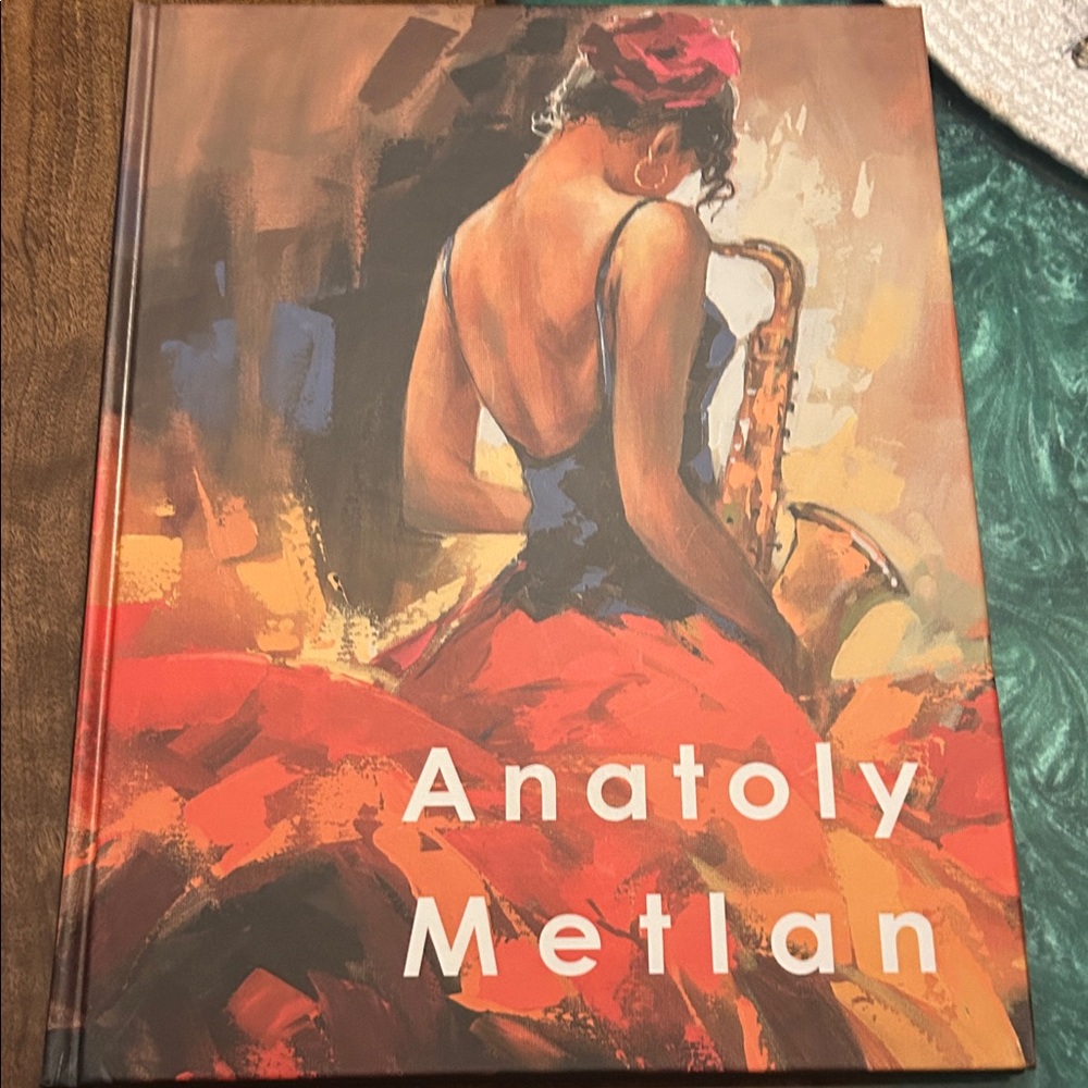 Anatoly Metlan Signed Art Hardcover Book Ukraine Artist Paintings Spanish Women